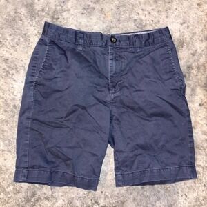 Amazon Essentials Chino Woven Shorts Mens 29 Blue Cotton Performance Slim Fit